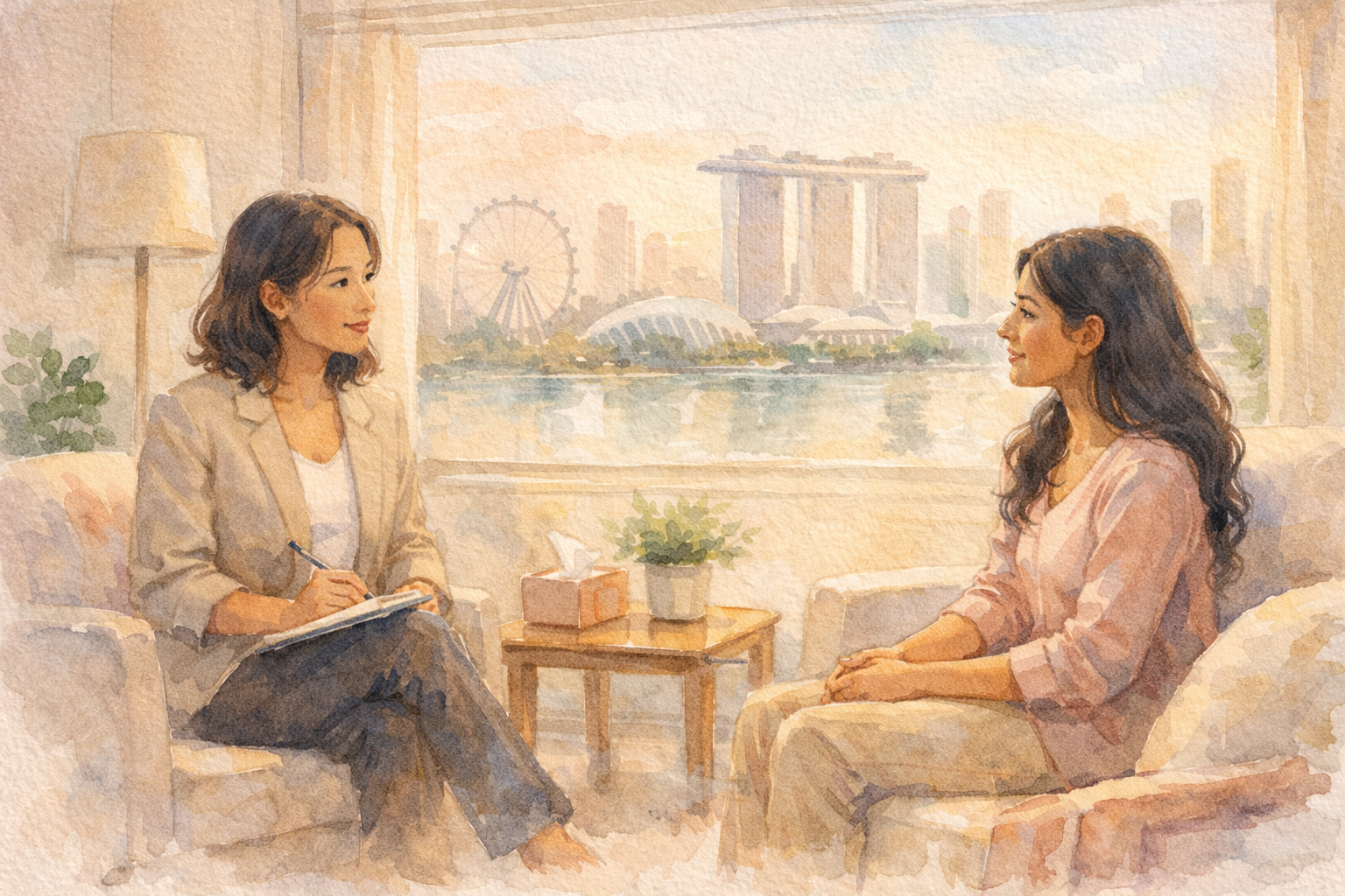 depression therapy in Singapore with each individual